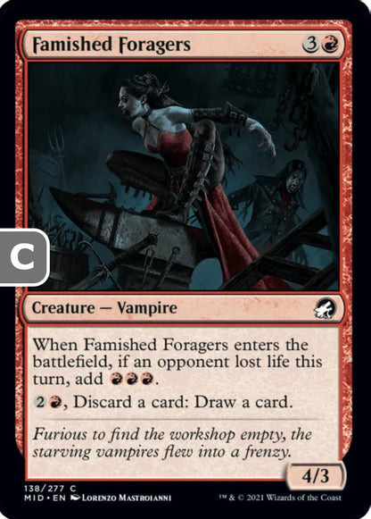 Famished Foragers MID Creature Vampire NM