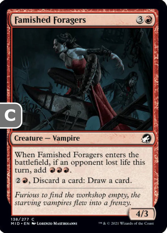 Famished Foragers MID Creature Vampire NM
