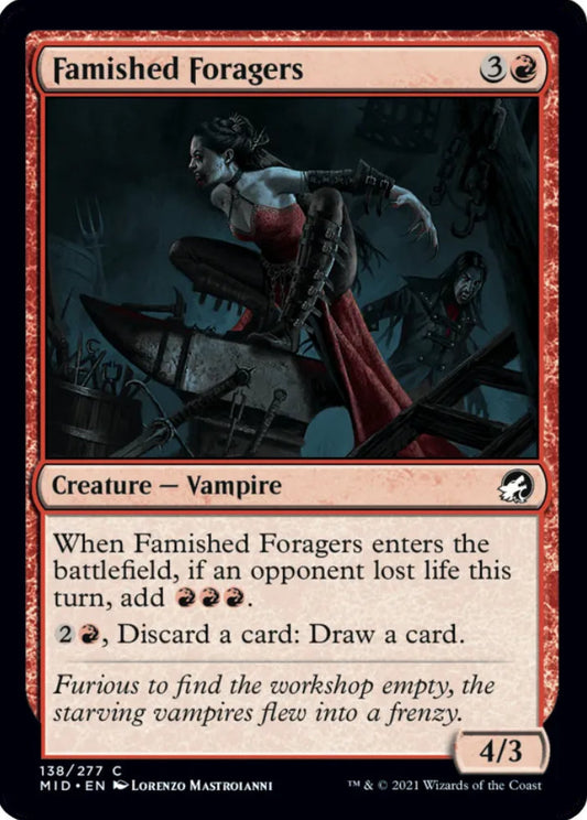 Famished Foragers MID Creature Vampire NM
