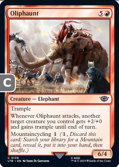 Oliphaunt LTR Creature Elephant NM