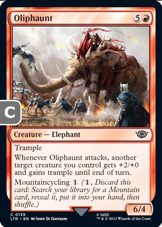Oliphaunt LTR Creature Elephant NM