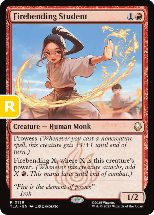Firebending Student TLA Creature Human Monk NM