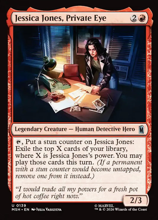 Jessica Jones, Private Eye MSH Legendary Creature Human Detective Hero NM