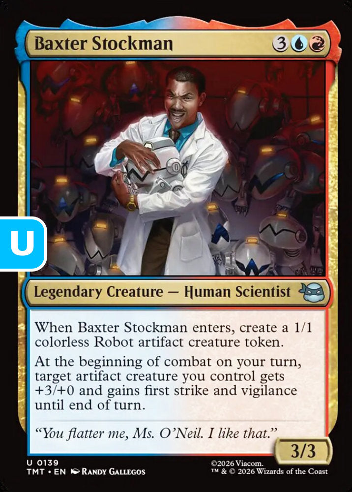 Baxter Stockman TMT Legendary Creature Human Scientist NM