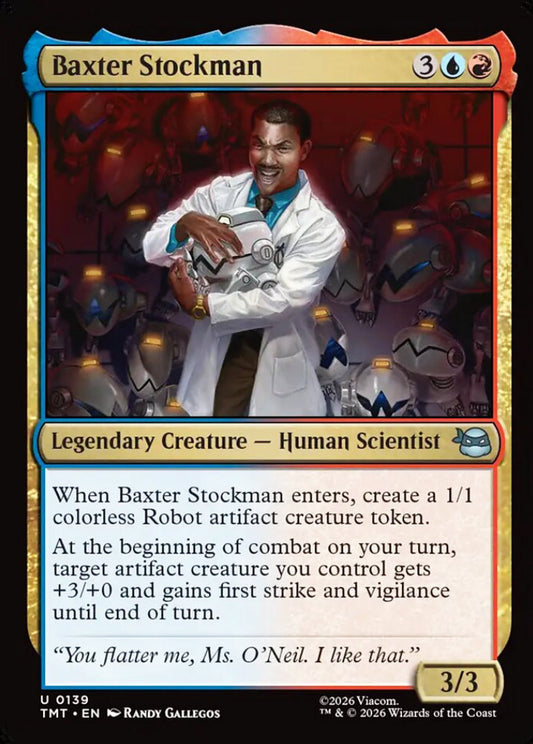 Baxter Stockman TMT Legendary Creature Human Scientist NM