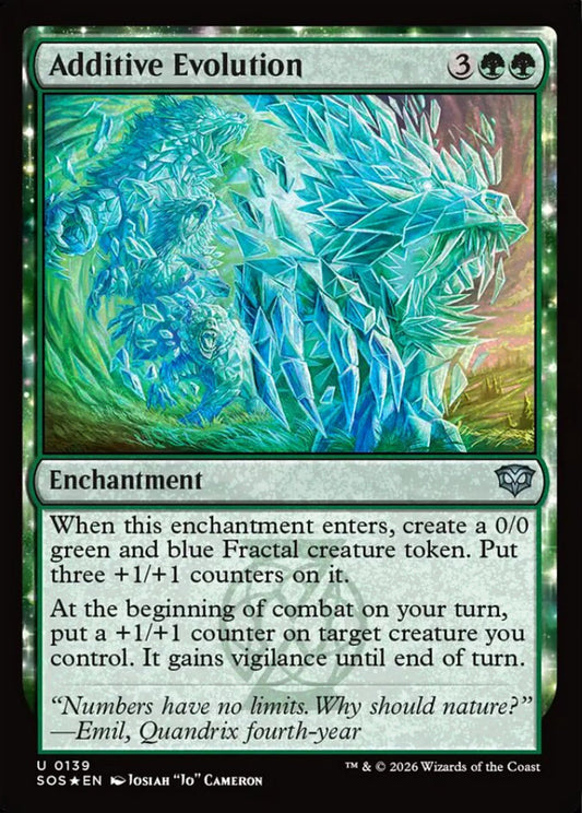 Additive Evolution SOS Enchantment  *Foil* NM