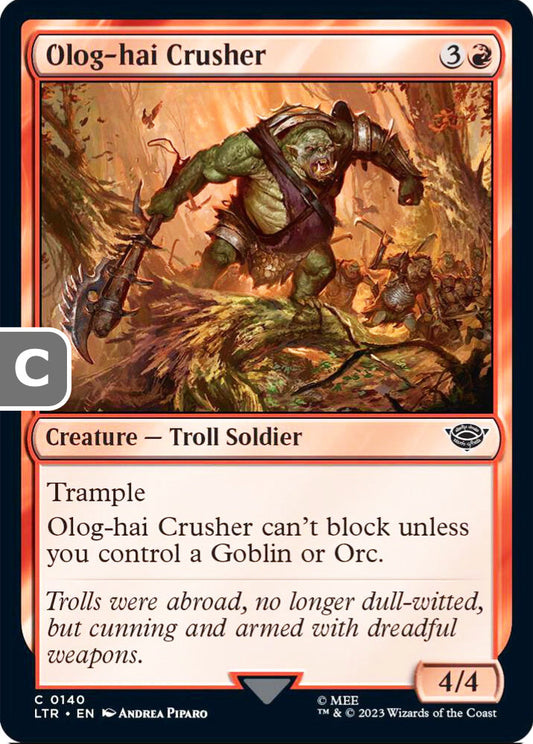 Olog-Hai Crusher LTR Creature  NM