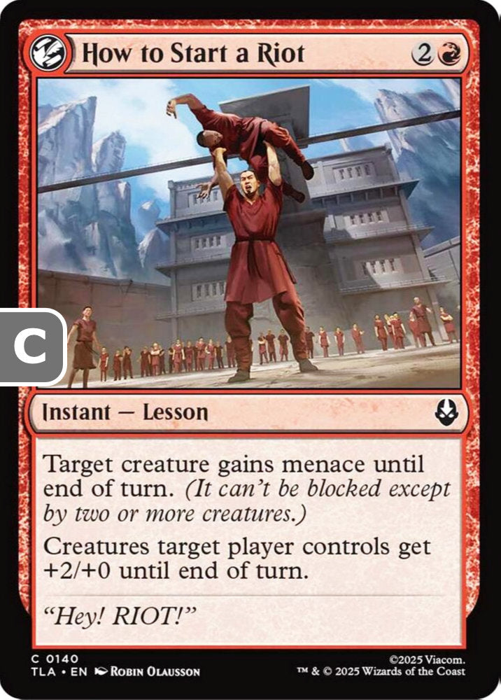 How to Start a Riot TLA Instant Lesson NM
