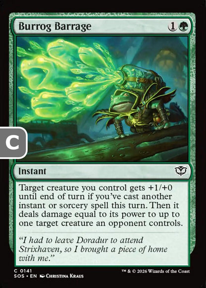 Burrog Barrage SOS Instant  NM