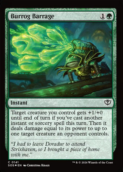 Burrog Barrage SOS Instant  *Foil* NM