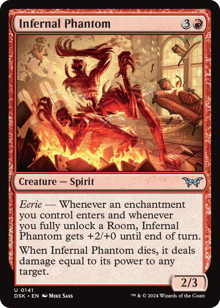 Infernal Phantom DSK Creature Spirit NM