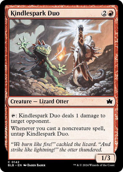 Kindlespark Duo BLB Creature Lizard Otter NM