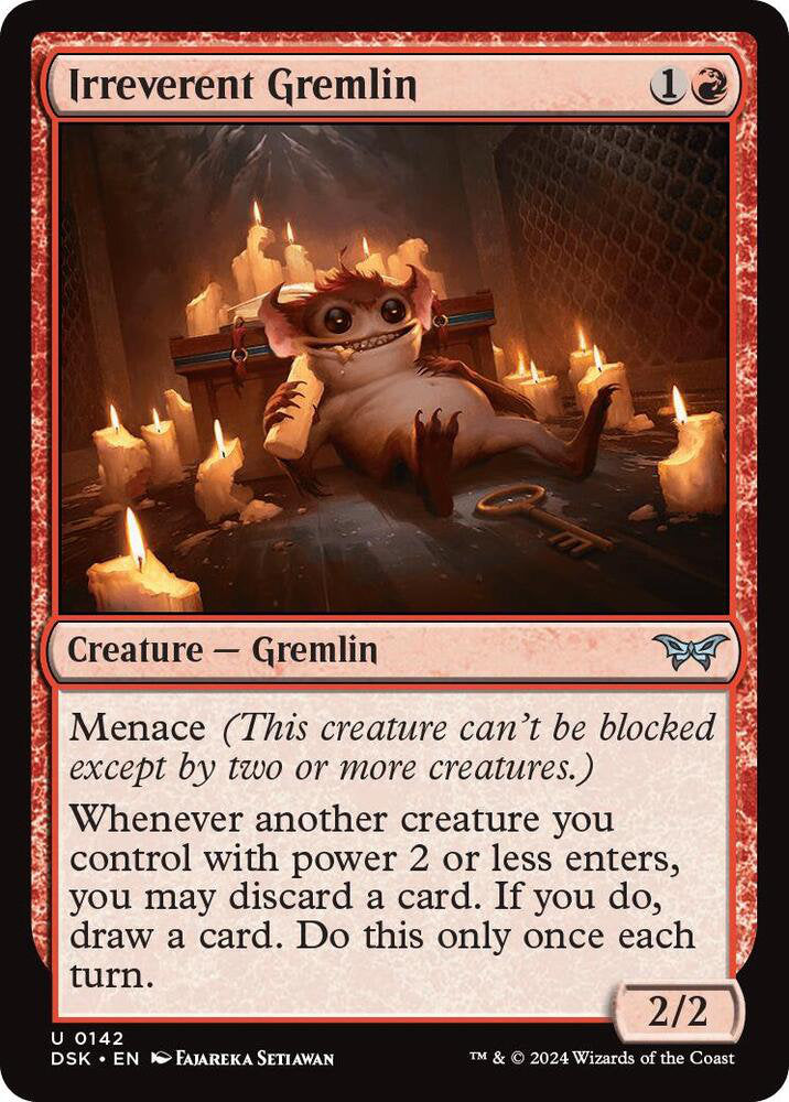 Irreverent Gremlin DSK Creature Gremlin NM