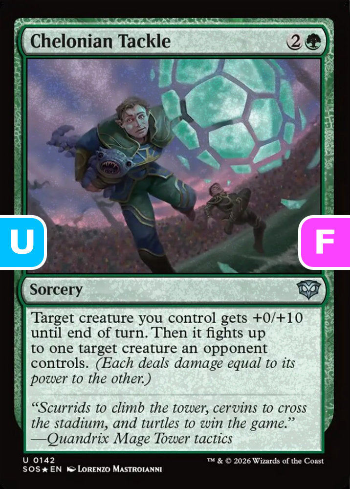 Chelonian Tackle SOS Sorcery  *Foil* NM