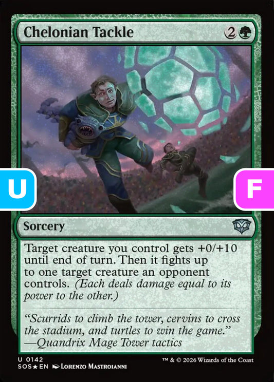 Chelonian Tackle SOS Sorcery  *Foil* NM