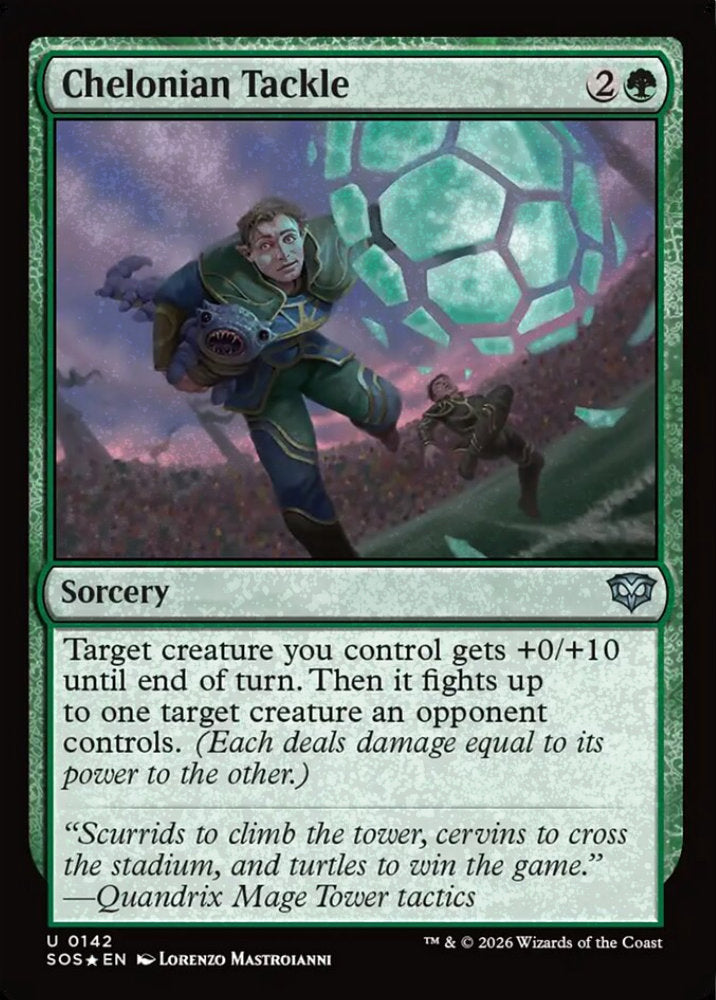 Chelonian Tackle SOS Sorcery  *Foil* NM