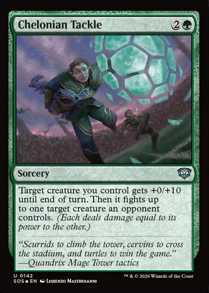 Chelonian Tackle SOS Sorcery  *Foil* NM