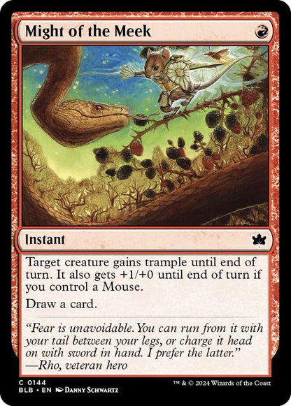 Might of the Meek BLB Instant  NM