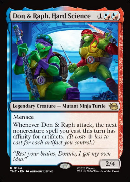 Don & Raph, Hard Science TMT Legendary Creature Mutant Ninja Turtle NM