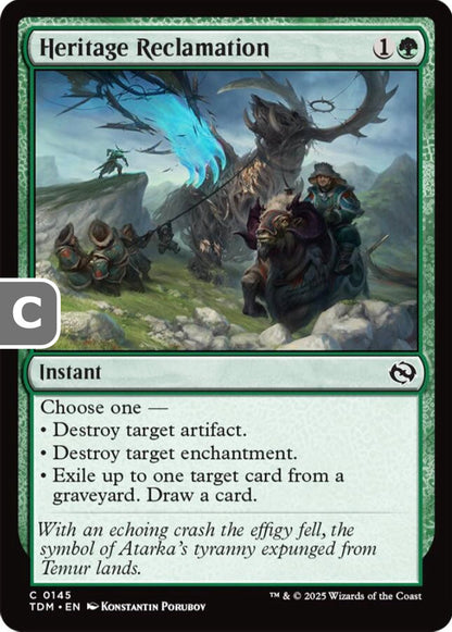 Heritage Reclamation TDM Instant  NM