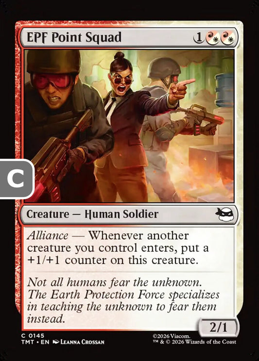 EPF Point Squad TMT Creature Human Soldier NM