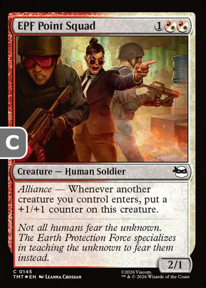EPF Point Squad TMT Creature EPF Point Squad *Foil* NM