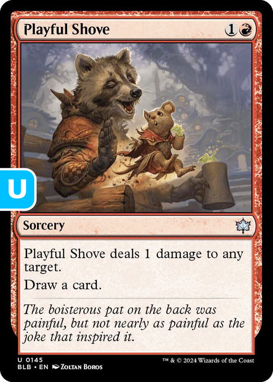 Playful Shove BLB Sorcery  NM