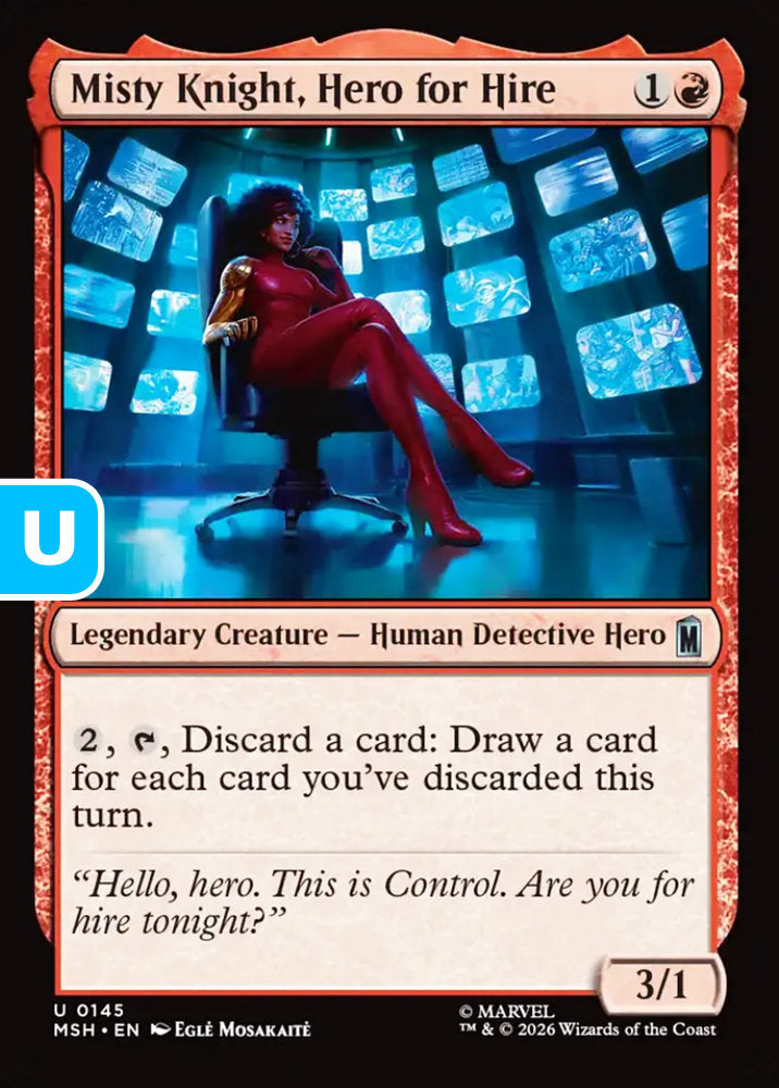 Misty Knight, Hero for Hire MSH Legendary Creature Human Detective Hero NM
