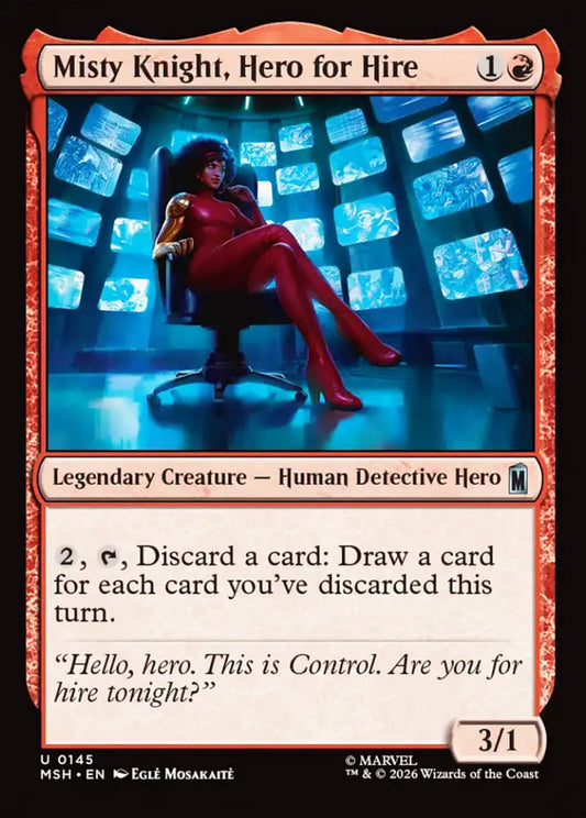 Misty Knight, Hero for Hire MSH Legendary Creature Human Detective Hero NM