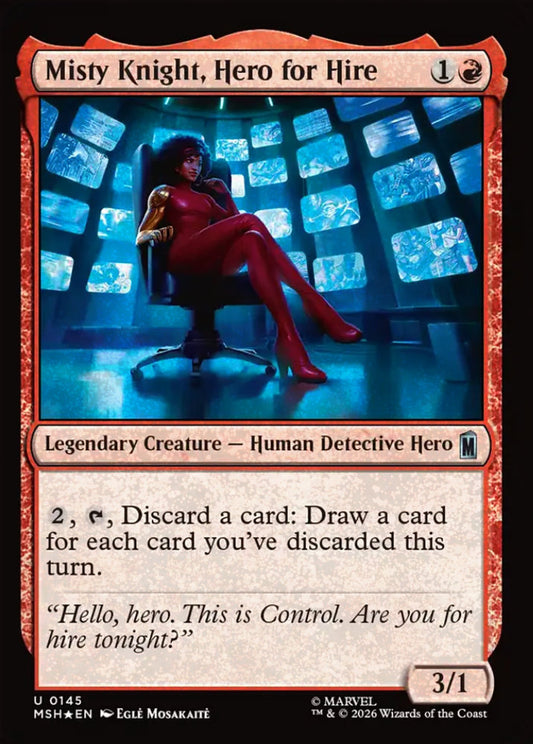 Misty Knight, Hero for Hire MSH Legendary Creature Human Detective Hero *Foil* NM