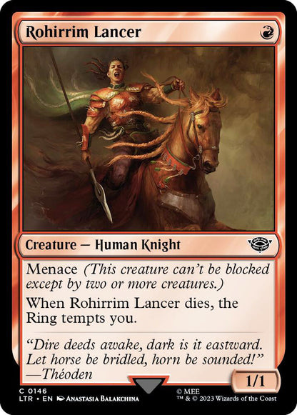 Rohirrim Lancer LTR Creature Human Knight NM