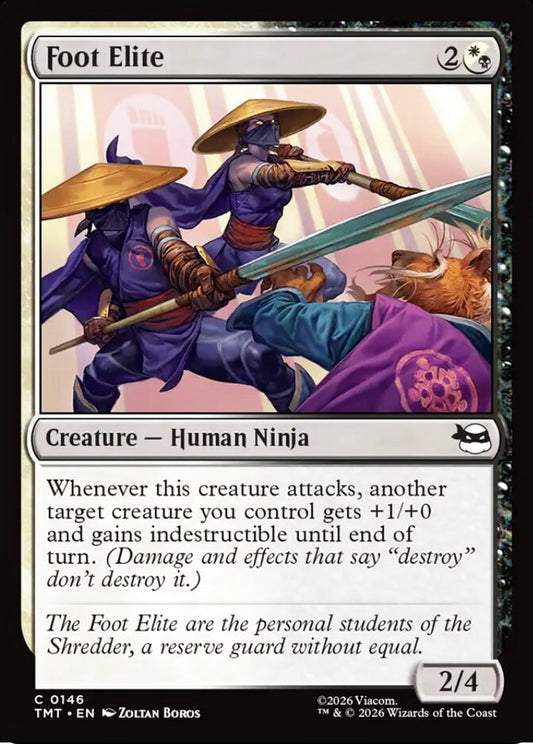 Foot Elite TMT Creature Human Ninja NM