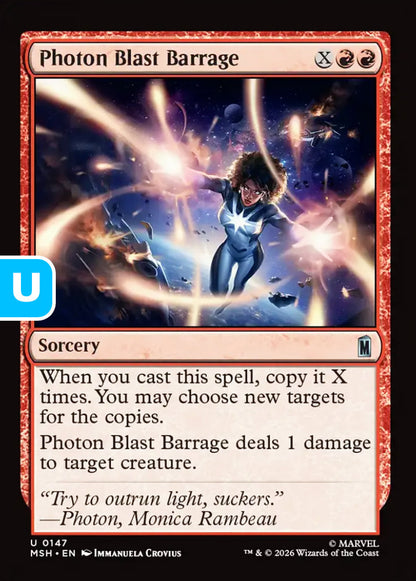 Photon Blast Barrage MSH Sorcery  NM