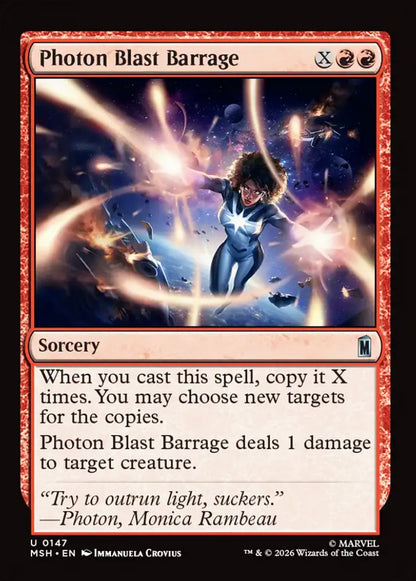 Photon Blast Barrage MSH Sorcery  NM