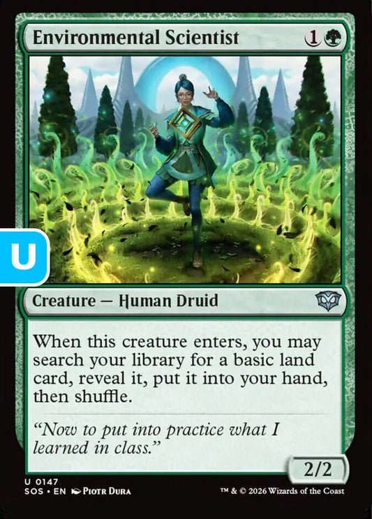 Environmental Scientist SOS Creature Human Druid NM