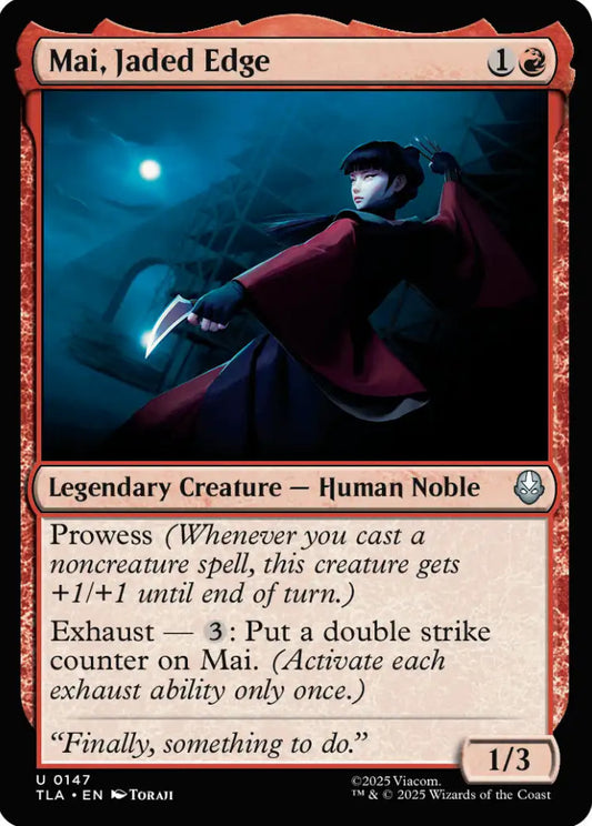 Mai Jaded Edge TLA Legendary Creature Human Noble NM