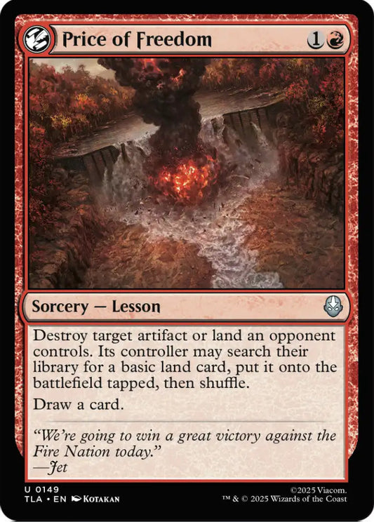 Price of Freedom TLA Sorcery Lesson NM