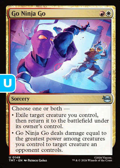 Go Ninja Go TMT Sorcery  NM