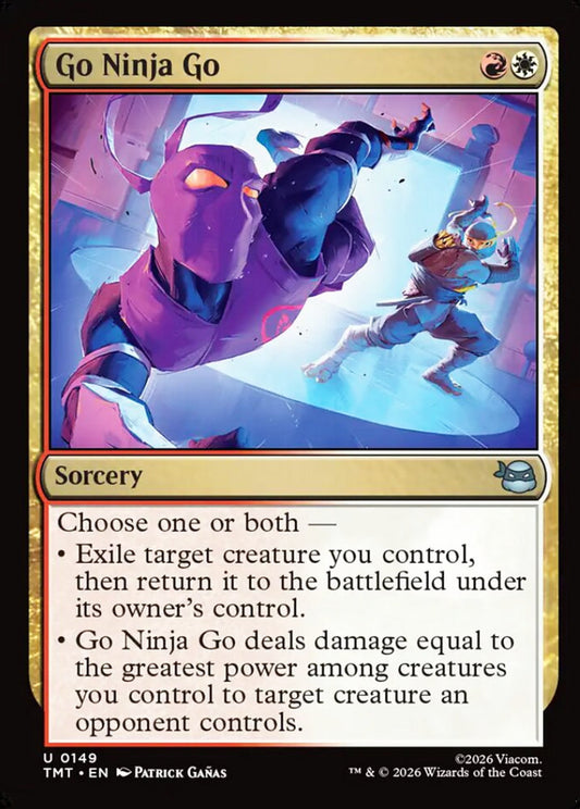 Go Ninja Go TMT Sorcery  NM