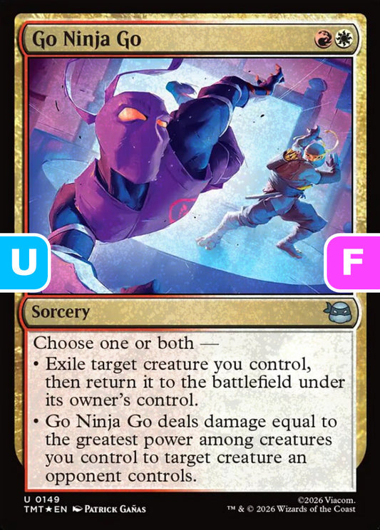 Go Ninja Go TMT Sorcery  *Foil* NM
