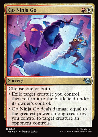 Go Ninja Go TMT Sorcery  *Foil* NM