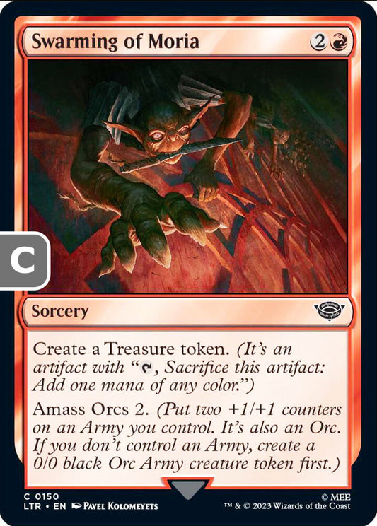 Swarming of Moria LTR Sorcery  NM