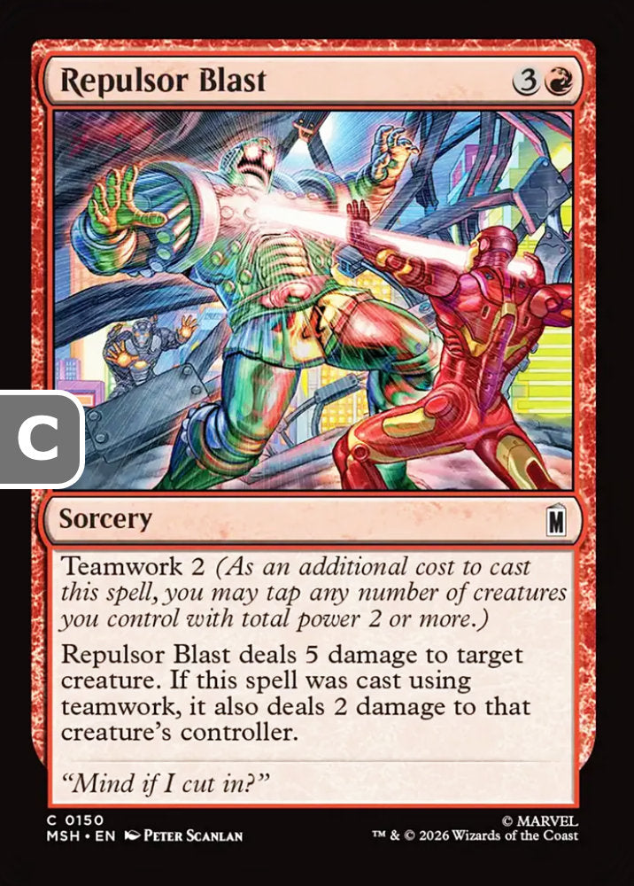 Repulsor Blast MSH Sorcery  NM