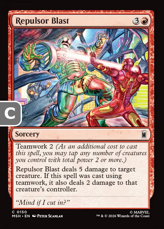 Repulsor Blast MSH Sorcery  NM