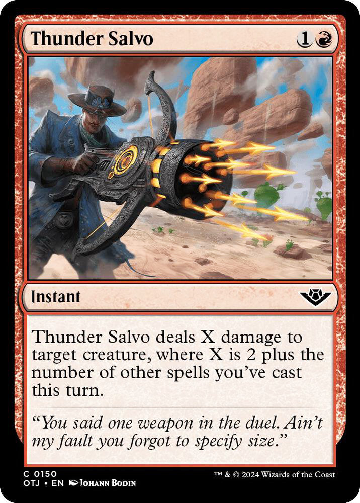 Thunder Salvo Instant OTJ NM