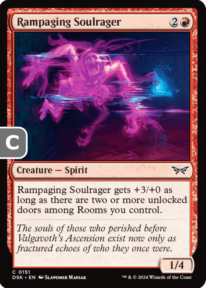 Rampaging Soulrager DSK Creature Spirit NM