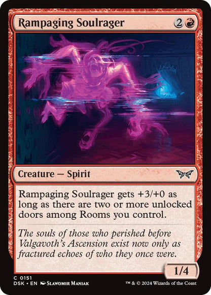 Rampaging Soulrager DSK Creature Spirit NM