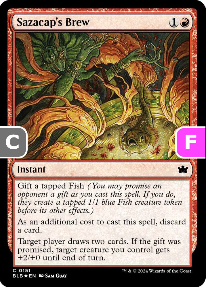 Sazacap's Brew BLB Instant  *Foil* NM