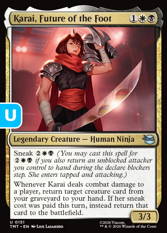 Karai, Future of the Foot TMT Legendary Creature Human Ninja NM