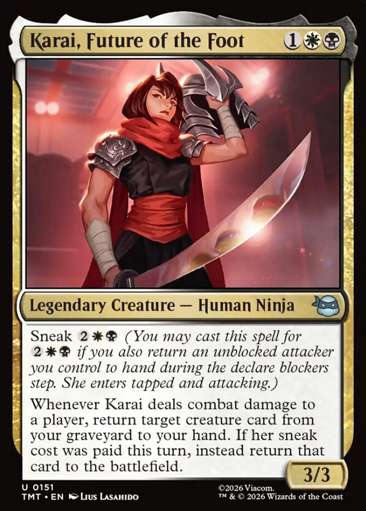 Karai, Future of the Foot TMT Legendary Creature Human Ninja NM